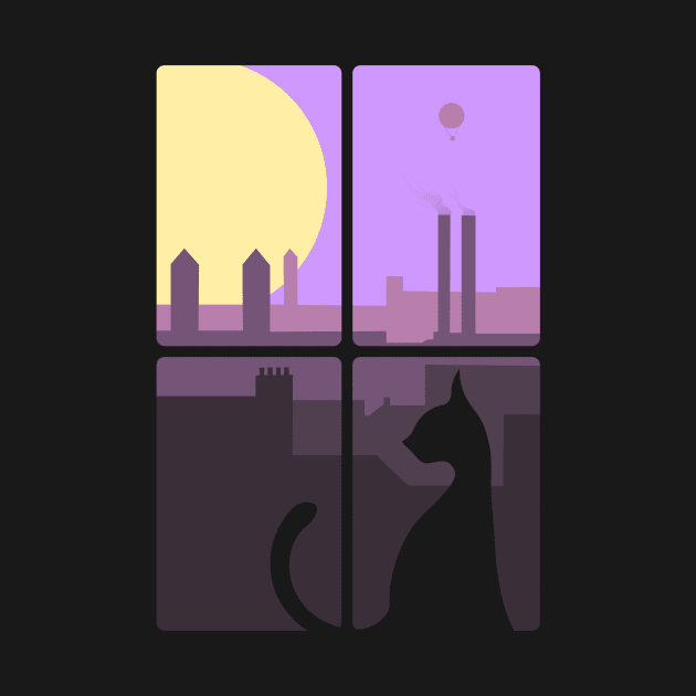Cat Window by LordNeckbeard