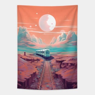 Moon Railway Tapestry