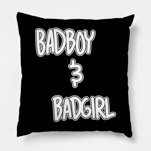 Badboy and Badgirl Pillow by RizanDoonster