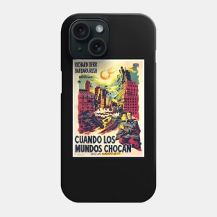 When Worlds Collide (1951) Cuando Los Mundos Chocan Mexican Movie Poster Phone Case