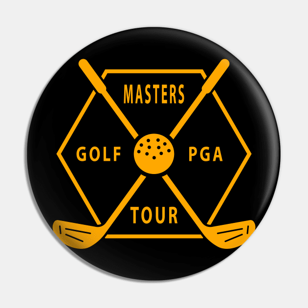 MASTERS GOLF Pin by canzyartstudio