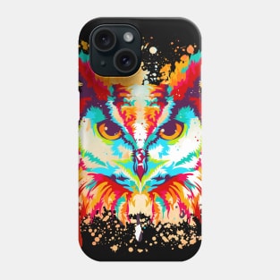 Owl Water Color Art Design Bird Phone Case