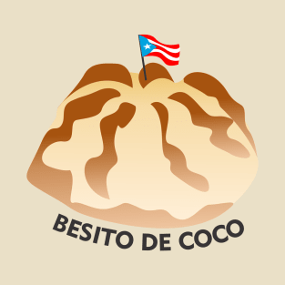 Boricua Besitos de Coco Puerto Rico Cookie Latino Food T-Shirt