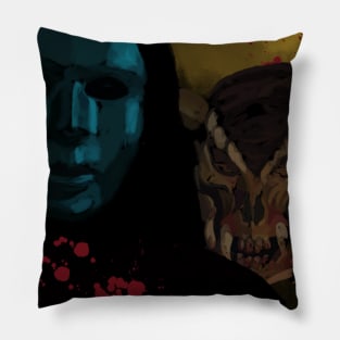 Yellow: 3 Tears on Bloodstained Flesh Pillow