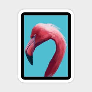 Flamingo Head Magnet