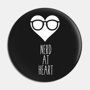 Nerd At Heart Pin