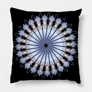 Angel Of Protection Mandala Pillow