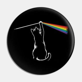 Funny Cat Rock Music Gift Men Kids Women Funny Cat Pin