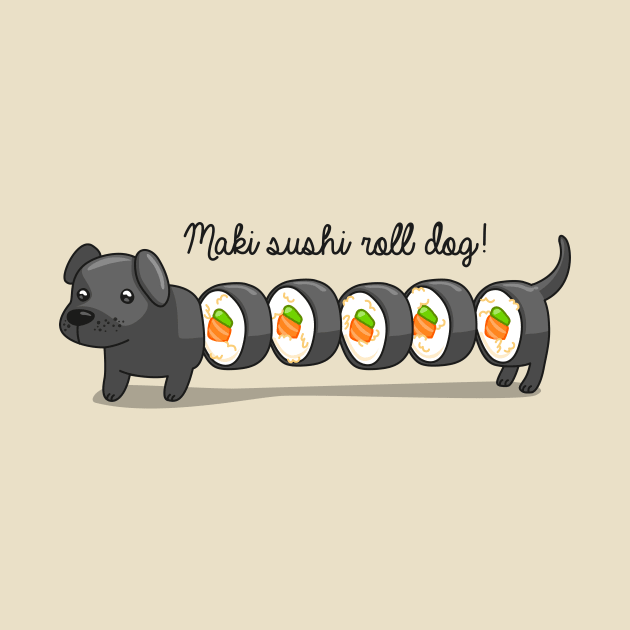 Maki sushi roll dog! by Cocolima