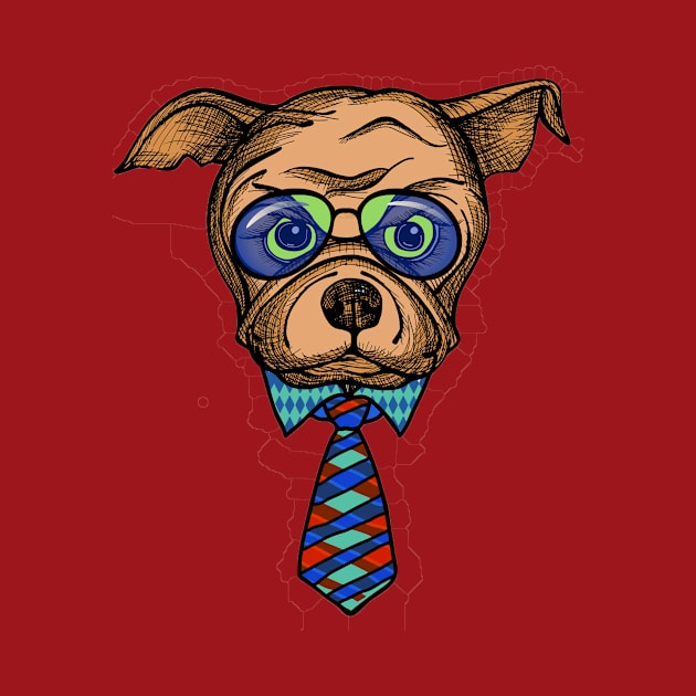Necktie and dog by Officail STORE
