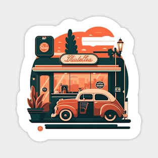 Retro car Magnet