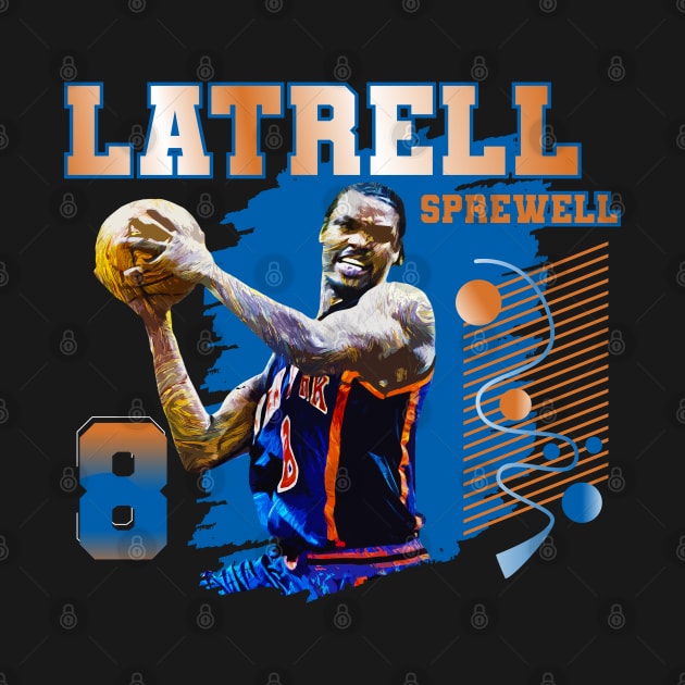 Latrell Sprewell by Aloenalone