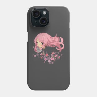 anime style drawing Phone Case