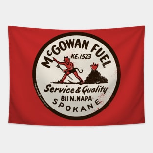 Vintage McGowan Fuel Spokane Tapestry