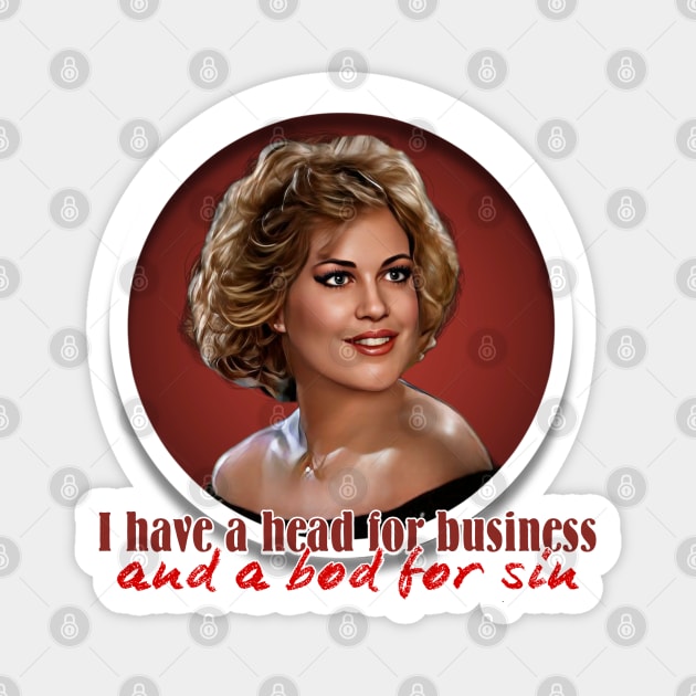 Working Girl - Melanie Griffith Magnet by Zbornak Designs