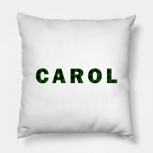 Carol (Green Plaid) Pillow