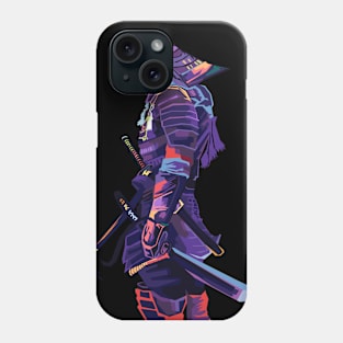 Samurai pop art illustration Phone Case