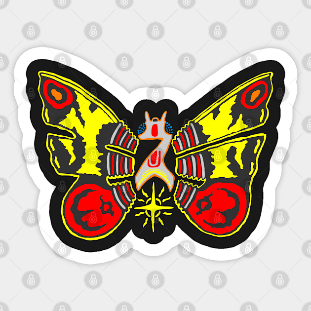 In the Name of the Queen - Mothra - Sticker