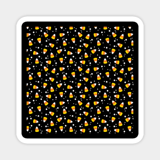 Halloween Candy Corn Pattern Magnet