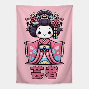 Geisha Kimono Manga Girl Tapestry