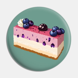 Blue RoseBerry Mousse Pin