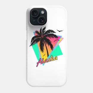 Alaska Funny 80s Sunset Phone Case