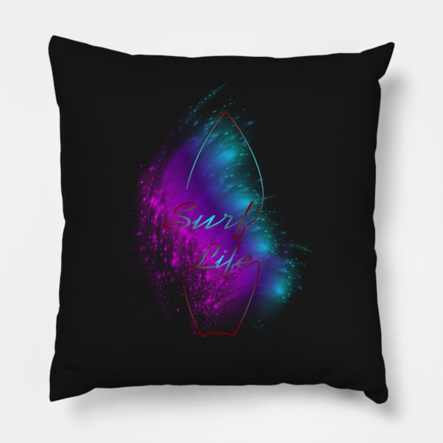 ALPHAKING_SURF Pillow by ALPHAKING