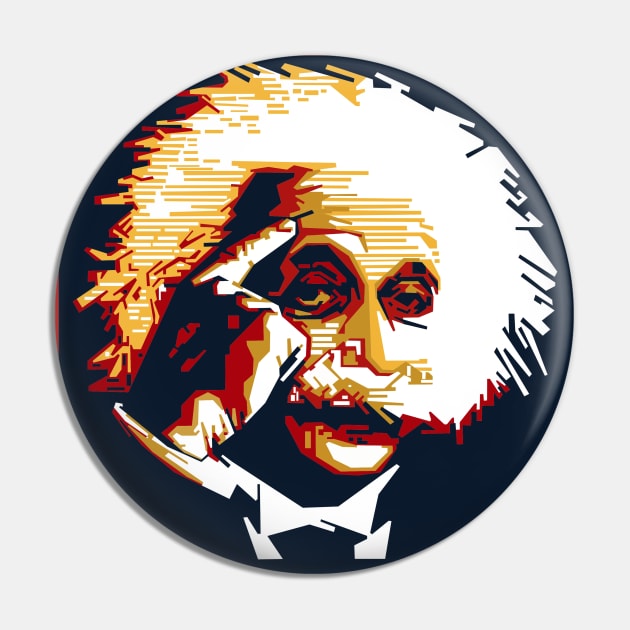 Albert Einstein Pin by mursyidinejad