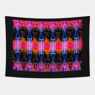 Dragonfly wing pattern pink Tapestry