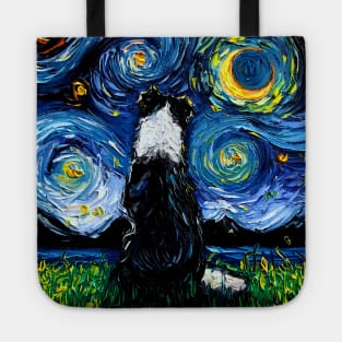 Border Collie Night 3 Tote