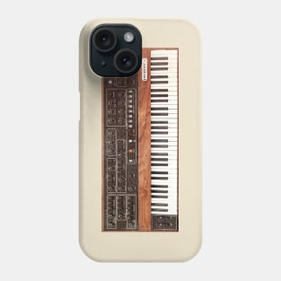 Vintage 70s Keyboard Synthesizer Phone Case