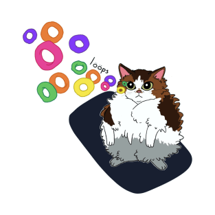 Loops cat T-Shirt