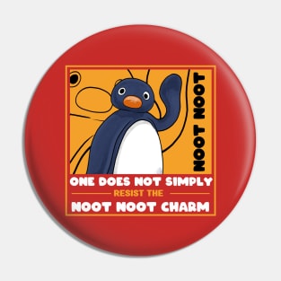 Noot Noot Penguin Meme Pin