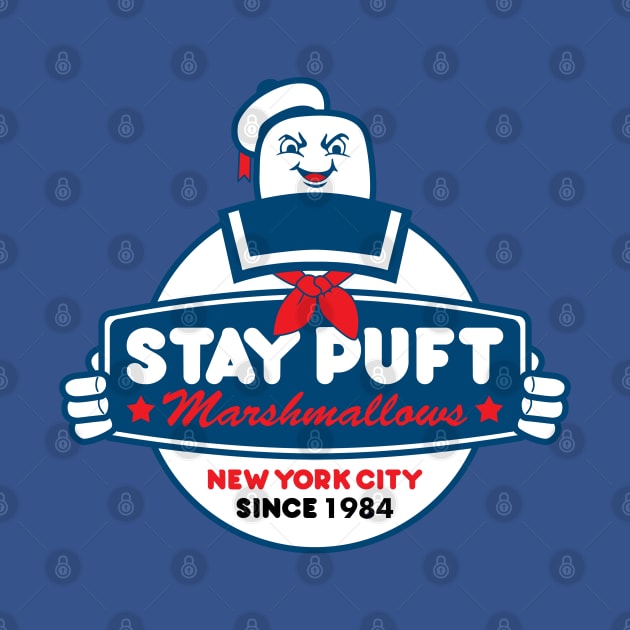 Stay Puft Marshmallows Ghostbusters by scribblejuice