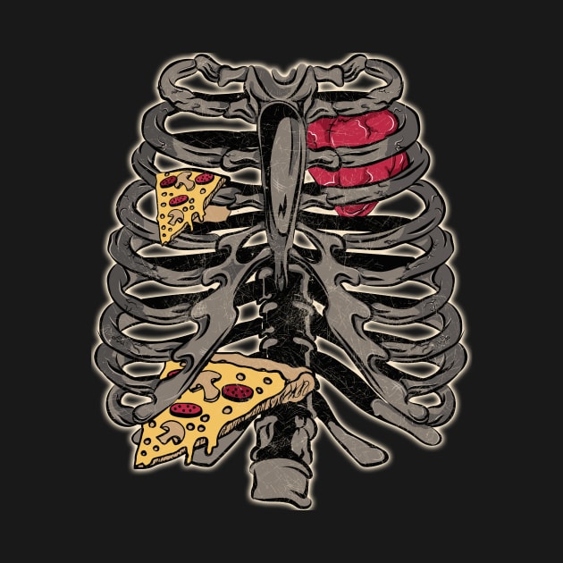 BONES MORE PIZZA by JOISDRAW ART