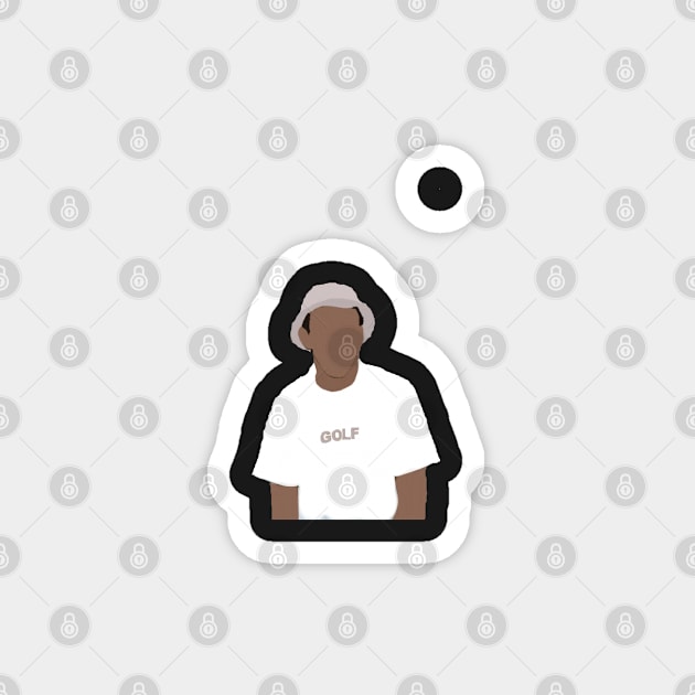 tyler the creator silhouette Magnet by morgananjos