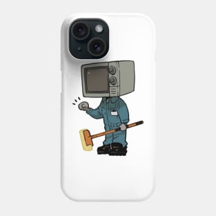 Tv-head of Virginia Phone Case