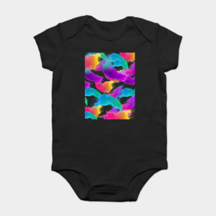 multi colored onesies