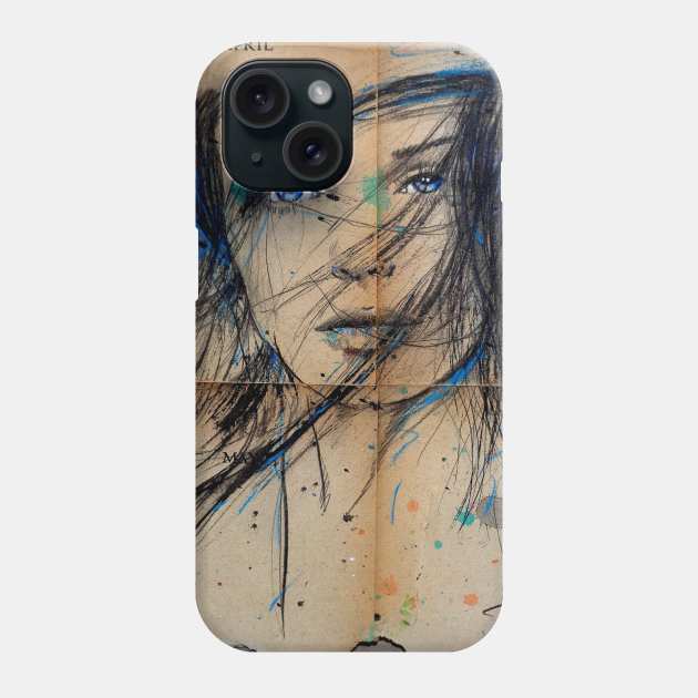 April March Phone Case by Loui Jover 