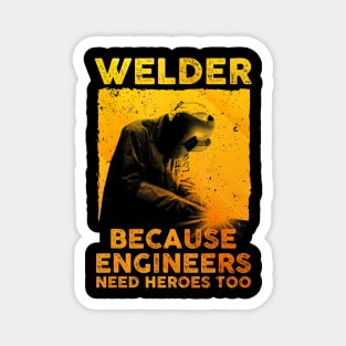 Best Welding Art Men Dad Migtig Welder Lover Metal Workers Magnet