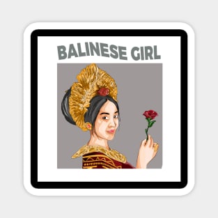 Balinese girl Magnet