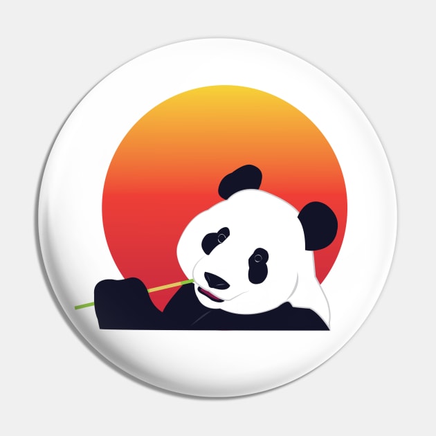 Panda Pin by dddesign