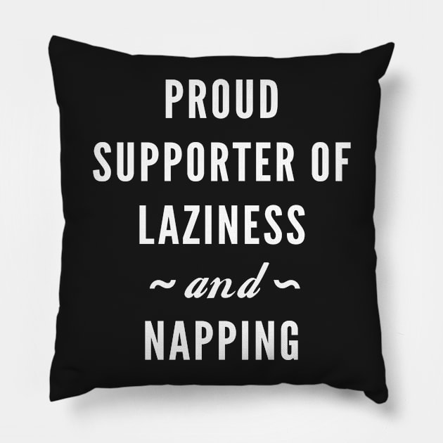 Laziness And Napping Pillow by nobletory