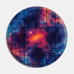 Endless Cosmos - Infinite Space Seamless Pattern Pin