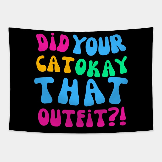 Wardrobe Choice Funny Insult Tapestry by Doodle and Things