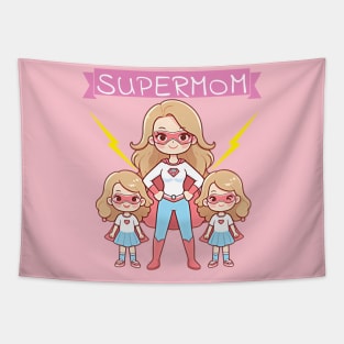 SUPERMOM, mother's day gift ideas Tapestry