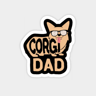 Corgi Dad Magnet