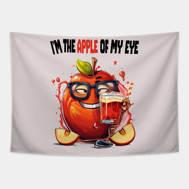 I'm the apple of my eye Tapestry by ArtfulDesign