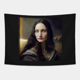 Mona Lisa Portrait Painting Tapestry