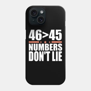 46 greater than 45 Phone Case